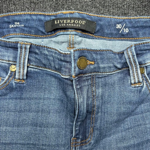 Liverpool Los Angeles The Skinny Jeans Victory Blue Wash Womens 30/10 LM2000F80 - Picture 3 of 8